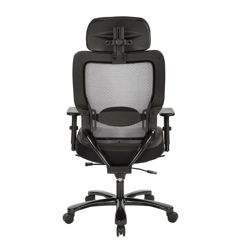 Buy 👏 Office Star Executive Big And Tall Chair In Black Bonded Leather Fabric W/ Headrest ✨ 6 Buy 👏 Office Star Executive Big And Tall Chair In Black Bonded Leather Fabric W/ Headrest ✨ - Image 4