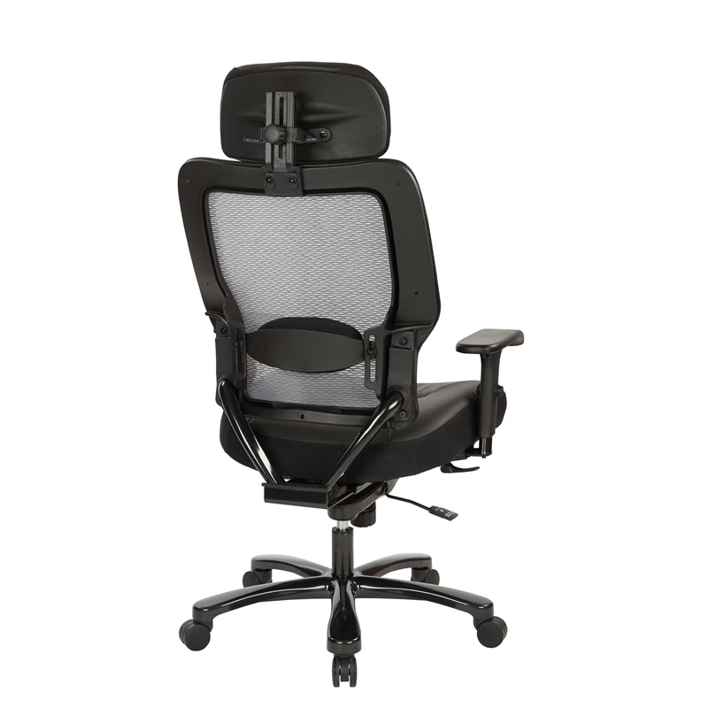 Buy 👏 Office Star Executive Big And Tall Chair In Black Bonded Leather Fabric W/ Headrest ✨ 7 Buy 👏 Office Star Executive Big And Tall Chair In Black Bonded Leather Fabric W/ Headrest ✨ - Image 5