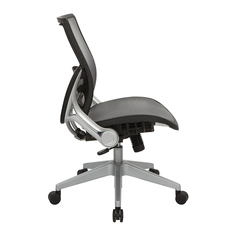 Discount 🎁 Office Star Light Air Grid Back And Seat Manager's Chair In Gray Fabric With Platinum Base 😉 6 Discount 🎁 Office Star Light Air Grid Back And Seat Manager's Chair In Gray Fabric With Platinum Base 😉 - Image 4