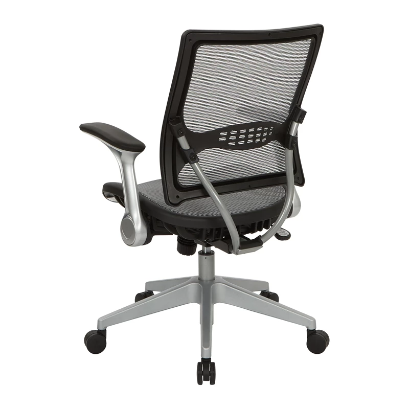 Discount 🎁 Office Star Light Air Grid Back And Seat Manager's Chair In Gray Fabric With Platinum Base 😉 8 Discount 🎁 Office Star Light Air Grid Back And Seat Manager's Chair In Gray Fabric With Platinum Base 😉 - Image 6