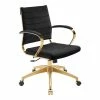 Best deal ⭐ Modway Jive 37" Mid Back Performance Velvet And Vinyl Office Chair In Black 🤩 -Deals Writing Desks Store 2199464 L