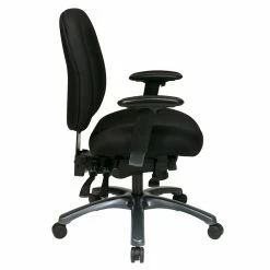 Cheapest 😉 Office Star Multi-Function Mid Back Chair With Seat Slider In Black Fabric 👏 -Deals Writing Desks Store 2199863 1 L