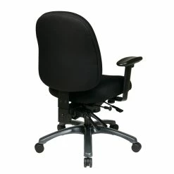 Cheapest 😉 Office Star Multi-Function Mid Back Chair With Seat Slider In Black Fabric 👏 -Deals Writing Desks Store 2199863 2 L