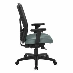 Promo 🧨 Office Star ProGrid High Back Manager's Chair In Fun Colors Gray Fabric ⭐ -Deals Writing Desks Store 2199871 2 L