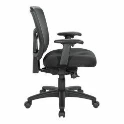 Hot Sale 😉 Office Star ProGrid Mesh Back Manager's Chair With Coal Black Free Flex Fabric 🔥 -Deals Writing Desks Store 2199872 2 L