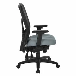Flash Sale 🎉 Office Star ProGrid High Back Mesh Manager's Chair In Fun Colors Gray Fabric 🛒 -Deals Writing Desks Store 2199887 2 L