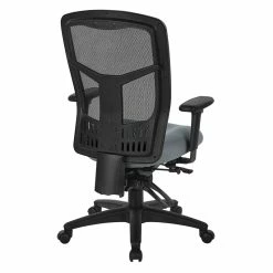 Flash Sale 🎉 Office Star ProGrid High Back Mesh Manager's Chair In Fun Colors Gray Fabric 🛒 -Deals Writing Desks Store 2199887 4 L