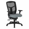 Flash Sale 🎉 Office Star ProGrid High Back Mesh Manager's Chair In Fun Colors Gray Fabric 🛒 -Deals Writing Desks Store 2199887 L