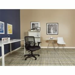 Buy 🎉 Office Star ProGrid Mesh Black Back Task Chair With Padded Fabric Seat 🛒 -Deals Writing Desks Store 2199892 1 L