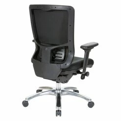 Best deal 👏 Office Star ProGrid Manager's Chair In Coal Black Fabric ⭐ -Deals Writing Desks Store 2199893 4 L