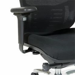 Best deal 👏 Office Star ProGrid Manager's Chair In Coal Black Fabric ⭐ -Deals Writing Desks Store 2199893 6 L