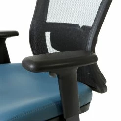Outlet 🛒 Office Star ProGrid High Back Mesh Fabric Chair In Dillon Blue 👍 -Deals Writing Desks Store 2199894 6 L