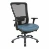 Outlet 🛒 Office Star ProGrid High Back Mesh Fabric Chair In Dillon Blue 👍 -Deals Writing Desks Store 2199894 L