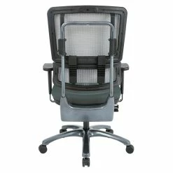 Best deal 🌟 Office Star Vertical Gray Mesh Fabric Back Chair With Titanium Base And Gray Mesh Seat ❤️ -Deals Writing Desks Store 2199896 3 L
