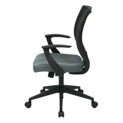 Discount ๐ Office Star Screen Back Task Chair With "T" Arms In Fun Color Gray Fabric ๐งจ 9 Discount ๐ Office Star Screen Back Task Chair With "T" Arms In Fun Color Gray Fabric ๐งจ -Deals Writing Desks Store 2202599 2 L