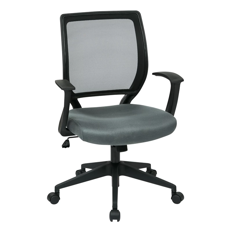 Discount ๐ Office Star Screen Back Task Chair With "T" Arms In Fun Color Gray Fabric ๐งจ 3 Discount ๐ Office Star Screen Back Task Chair With "T" Arms In Fun Color Gray Fabric ๐งจ