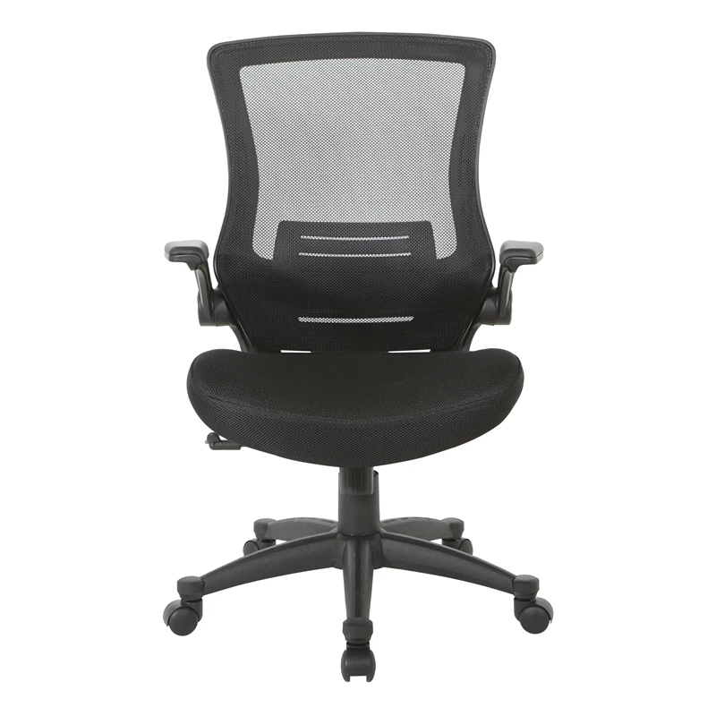 Coupon ๐ฏ Office Star Screen Back Manager's Chair In Black Fabric Mesh Seat With PU Padded Flip Arms ๐ 4 Coupon ๐ฏ Office Star Screen Back Manager's Chair In Black Fabric Mesh Seat With PU Padded Flip Arms ๐ - Image 2