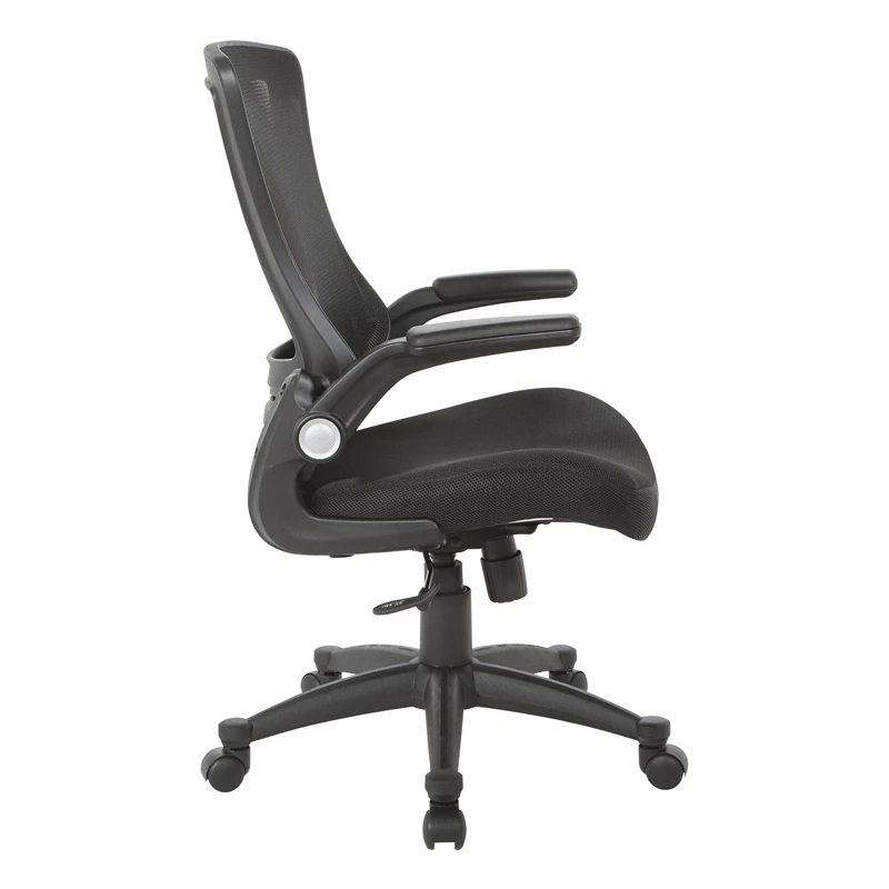 Coupon ๐ฏ Office Star Screen Back Manager's Chair In Black Fabric Mesh Seat With PU Padded Flip Arms ๐ 5 Coupon ๐ฏ Office Star Screen Back Manager's Chair In Black Fabric Mesh Seat With PU Padded Flip Arms ๐ - Image 3
