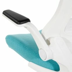 Coupon 😍 Office Star White Screen Back Manager's Chair In White Turquoise Fabric And PU Arms Pads ⭐ 12 Coupon 😍 Office Star White Screen Back Manager's Chair In White Turquoise Fabric And PU Arms Pads ⭐ -Deals Writing Desks Store 2202611 4 L