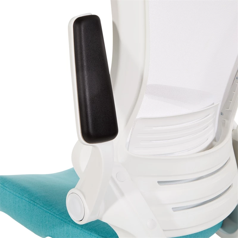 Coupon 😍 Office Star White Screen Back Manager's Chair In White Turquoise Fabric And PU Arms Pads ⭐ 8 Coupon 😍 Office Star White Screen Back Manager's Chair In White Turquoise Fabric And PU Arms Pads ⭐ - Image 6