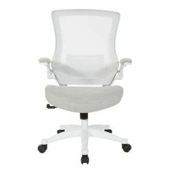 Buy ⭐ Office Star White Screen Back Manager's Chair In Linen Stone Gray Fabric 😀 10 Buy ⭐ Office Star White Screen Back Manager's Chair In Linen Stone Gray Fabric 😀 -Deals Writing Desks Store 2202612 1 L
