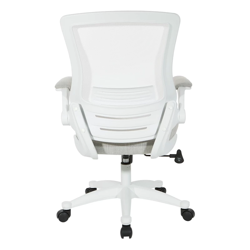 Buy ⭐ Office Star White Screen Back Manager's Chair In Linen Stone Gray Fabric 😀 7 Buy ⭐ Office Star White Screen Back Manager's Chair In Linen Stone Gray Fabric 😀 - Image 5