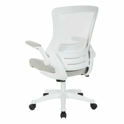 Buy ⭐ Office Star White Screen Back Manager's Chair In Linen Stone Gray Fabric 😀 14 Buy ⭐ Office Star White Screen Back Manager's Chair In Linen Stone Gray Fabric 😀 -Deals Writing Desks Store 2202612 5 L