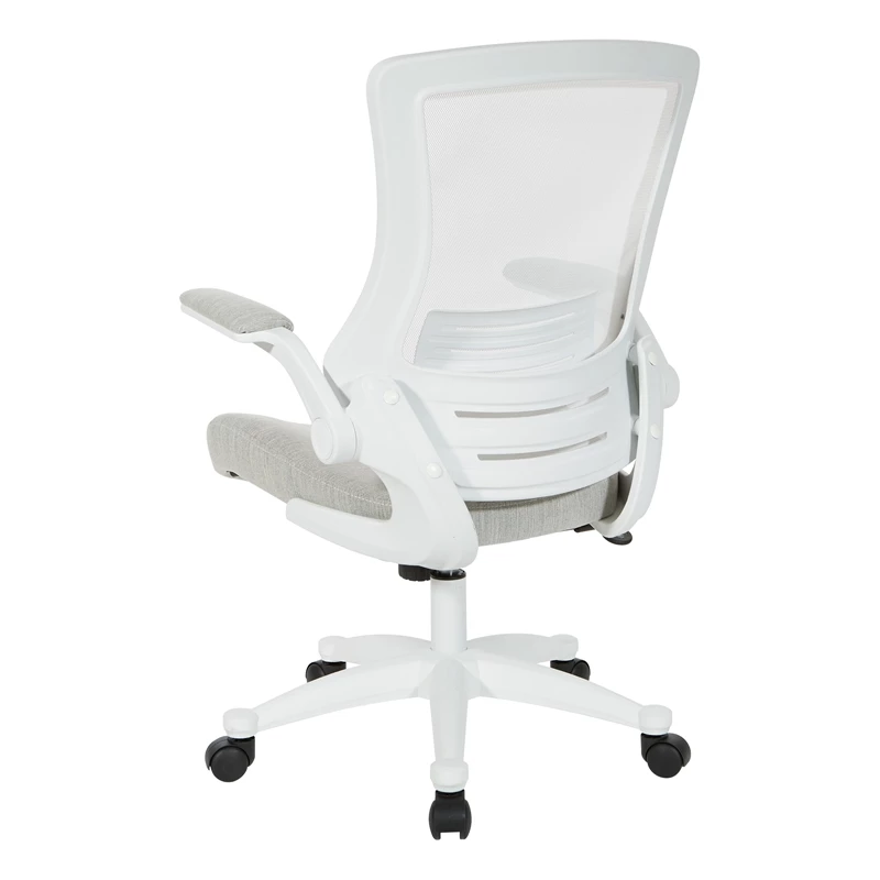 Buy ⭐ Office Star White Screen Back Manager's Chair In Linen Stone Gray Fabric 😀 8 Buy ⭐ Office Star White Screen Back Manager's Chair In Linen Stone Gray Fabric 😀 - Image 6