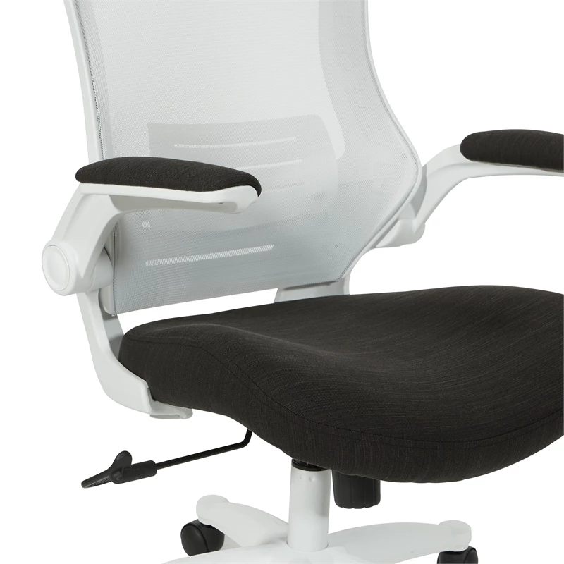 Cheap 🎉 Office Star White Screen Back Manager's Chair In Linen Black Fabric 💯 10 Cheap 🎉 Office Star White Screen Back Manager's Chair In Linen Black Fabric 💯 - Image 8