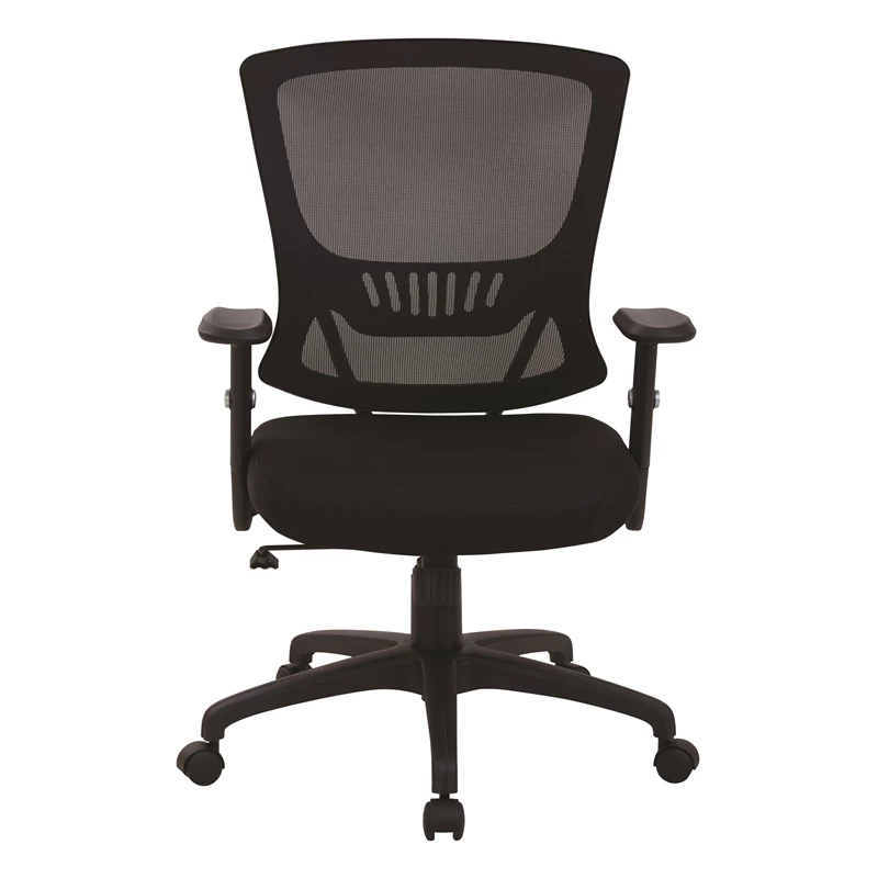 Brand new 🔔 Office Star Work Smart Black Mesh Back And Fabric Seat Locking Tilt Task Chair ⌛ 4 Brand new 🔔 Office Star Work Smart Black Mesh Back And Fabric Seat Locking Tilt Task Chair ⌛ - Image 2