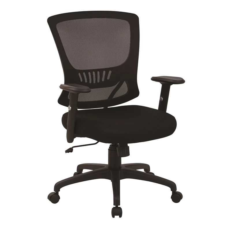 Brand new 🔔 Office Star Work Smart Black Mesh Back And Fabric Seat Locking Tilt Task Chair ⌛ 3 Brand new 🔔 Office Star Work Smart Black Mesh Back And Fabric Seat Locking Tilt Task Chair ⌛