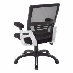 Top 10 ✨ Office Star Mesh Back Black Manager's Chair With Fabric Seat Adjustable Fabric Padded Arms 💯 -Deals Writing Desks Store 2202635 6 L
