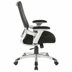 New 🎉 Office Star Work Smart Mesh Back Manager's Chair With Black Mesh Fabric Seat 🔔 9 New 🎉 Office Star Work Smart Mesh Back Manager's Chair With Black Mesh Fabric Seat 🔔 -Deals Writing Desks Store 2202639 2 L