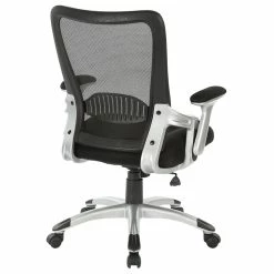 New 🎉 Office Star Work Smart Mesh Back Manager's Chair With Black Mesh Fabric Seat 🔔 11 New 🎉 Office Star Work Smart Mesh Back Manager's Chair With Black Mesh Fabric Seat 🔔 -Deals Writing Desks Store 2202639 4 L