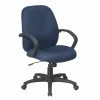 Budget 😍 Office Star Executive Mid Back Manager's Chair With Blue Fabric Thick Padded Contour Seat ❤️ 2 Budget 😍 Office Star Executive Mid Back Manager's Chair With Blue Fabric Thick Padded Contour Seat ❤️ -Deals Writing Desks Store 2204170 L