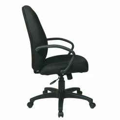 New 😀 Office Star Executive High Back Manager's Chair With Black Fabric Back Padded Contour Seat 😀 7 New 😀 Office Star Executive High Back Manager's Chair With Black Fabric Back Padded Contour Seat 😀 -Deals Writing Desks Store 2204172 1 L