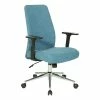 Best Pirce 🌟 OSP Home Furnishings Evanston Office Chair In Sky Blue Fabric With Chrome Base 🥰 2 Best Pirce 🌟 OSP Home Furnishings Evanston Office Chair In Sky Blue Fabric With Chrome Base 🥰 -Deals Writing Desks Store 2215411 L