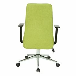 Outlet 🎁 OSP Home Furnishings Evanston Office Chair In Basil Green Fabric With Chrome Base 👏 11 Outlet 🎁 OSP Home Furnishings Evanston Office Chair In Basil Green Fabric With Chrome Base 👏 -Deals Writing Desks Store 2215860 3 L