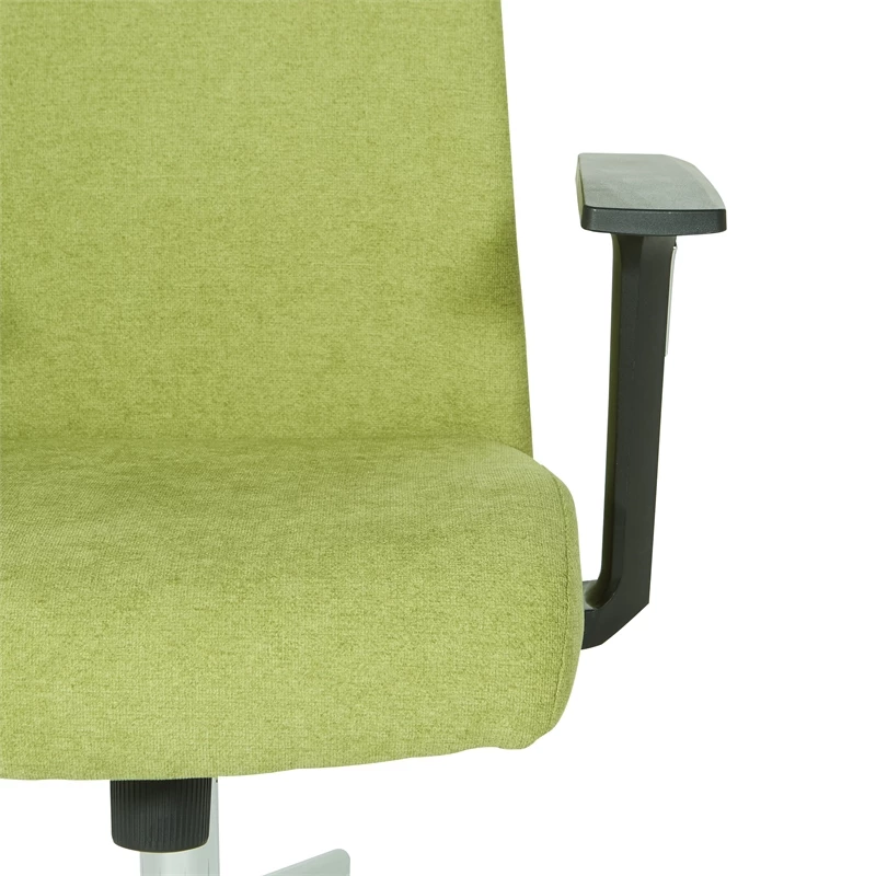 Outlet 🎁 OSP Home Furnishings Evanston Office Chair In Basil Green Fabric With Chrome Base 👏 8 Outlet 🎁 OSP Home Furnishings Evanston Office Chair In Basil Green Fabric With Chrome Base 👏 - Image 6