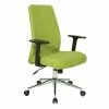 Outlet 🎁 OSP Home Furnishings Evanston Office Chair In Basil Green Fabric With Chrome Base 👏 -Deals Writing Desks Store 2215860 L