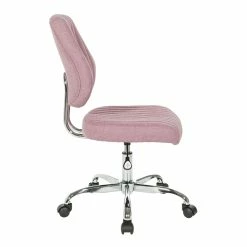 Coupon 😍 OSP Home Furnishings Sunnydale Office Chair In Orchid Purple Fabric With Chrome Base 👍 -Deals Writing Desks Store 2215863 2 L