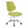 Hot Sale 🎁 OSP Home Furnishings Sunnydale Office Chair In Basil Green Fabric With Chrome Base ✨ -Deals Writing Desks Store 2215866 L