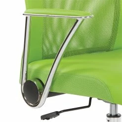 Cheapest ❤️ OSP Home Furnishings Bridgeway Office Chair With Green Woven Mesh Fabric And Chrome Base ⭐ -Deals Writing Desks Store 2226181 7 L
