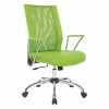 Cheapest ❤️ OSP Home Furnishings Bridgeway Office Chair With Green Woven Mesh Fabric And Chrome Base ⭐ -Deals Writing Desks Store 2226181 L