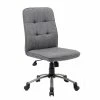 Best Pirce 👏 Scranton & Co Armless Office Chair In Slate Gray 🛒 -Deals Writing Desks Store 2226301 L