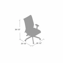 Outlet 👍 Scranton & Co Mesh Adjustable Computer Desk Chair ⌛ -Deals Writing Desks Store 2226334 6 L