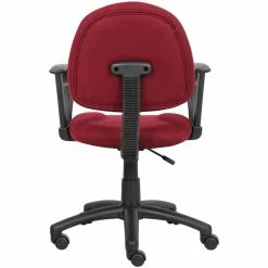Deals ๐ Scranton & Co Mid Back Ergonomic Fabric Office Chair With Arms In Burgundy ๐ 13 Deals ๐ Scranton & Co Mid Back Ergonomic Fabric Office Chair With Arms In Burgundy ๐ -Deals Writing Desks Store 2226373 5 L