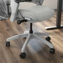 New ✨ Furniture Of America Nauta Mesh And Metal Adjustable Office Chair In Gray 💯 -Deals Writing Desks Store 2237327 8 L