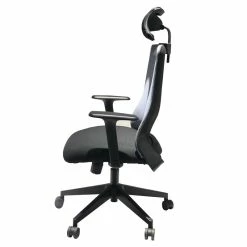 Cheapest 🎉 Benzara Adjustable Headrest Ergonomic Swivel Office Chair With Padded Seat In Black 👏 -Deals Writing Desks Store 2240860 2 L