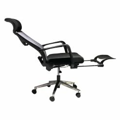 Buy 👏 Benzara Ergonomic Office Chair With Headrest And Retractable Footrest In Black 😍 -Deals Writing Desks Store 2240904 2 L